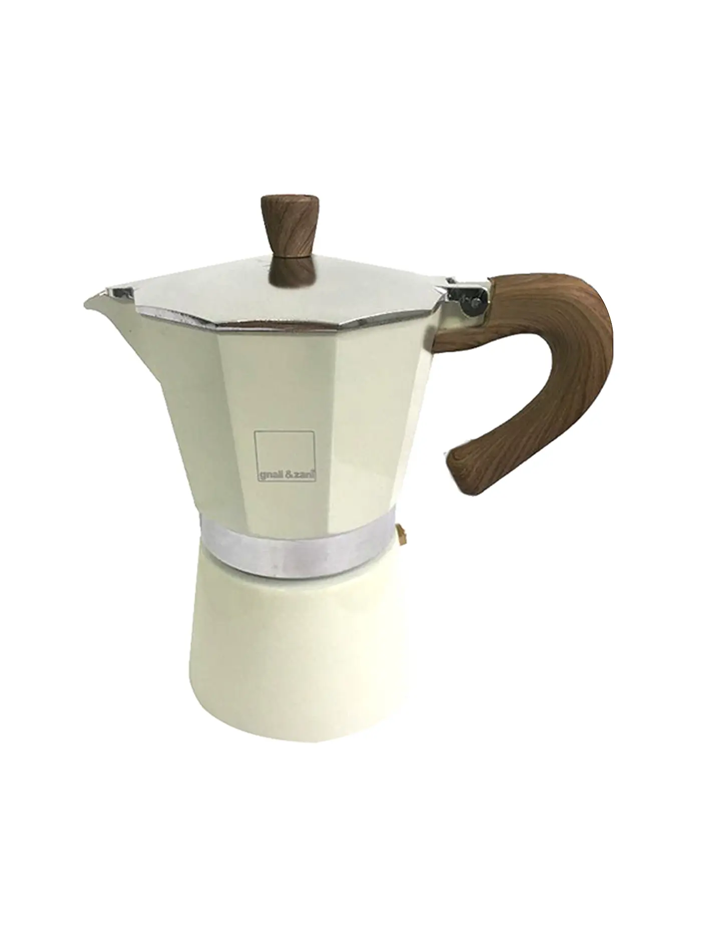 GNALI & ZANI | Espressokocher Venezia 3 Tassen Creme | 